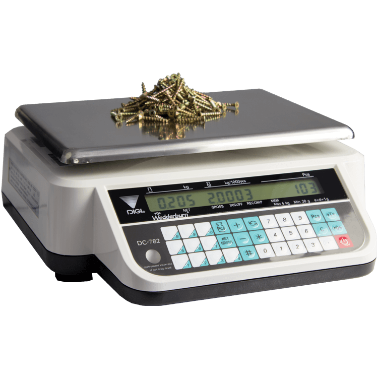 TSDC782 Counting Scales with Screws Facing Left