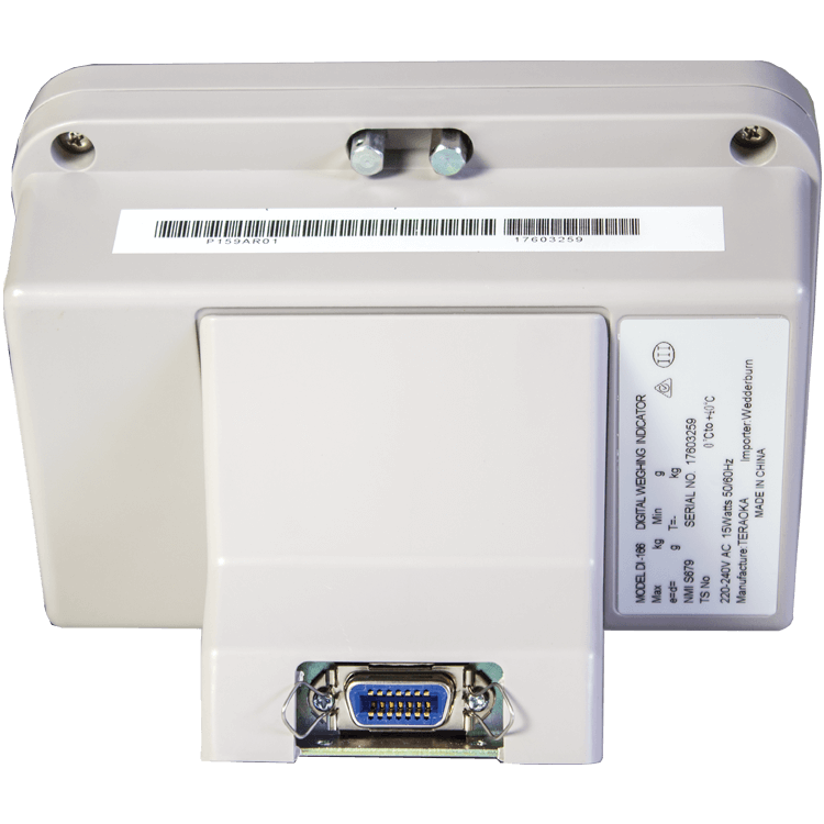 TSDI166 Scale Indicators Right Angle Back View