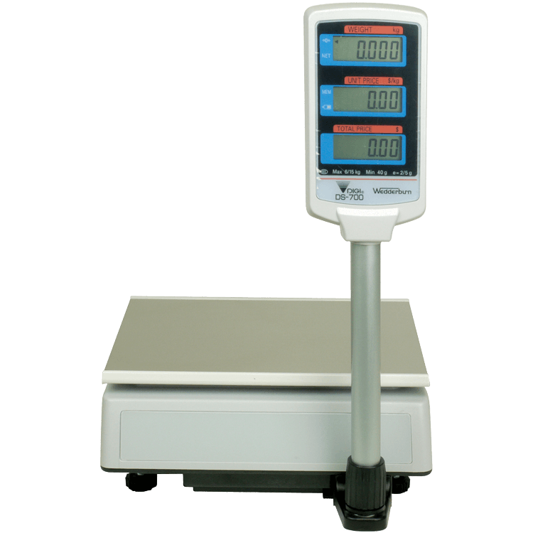 TSDS700P Portable Price Computing Scale with Pole Front Angle