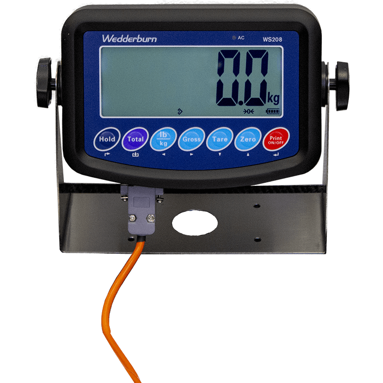 WS208 Vet General Purpose Scales Indicator Front Angle