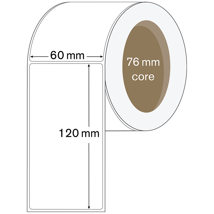 Label Code 8164 Spec Drawing