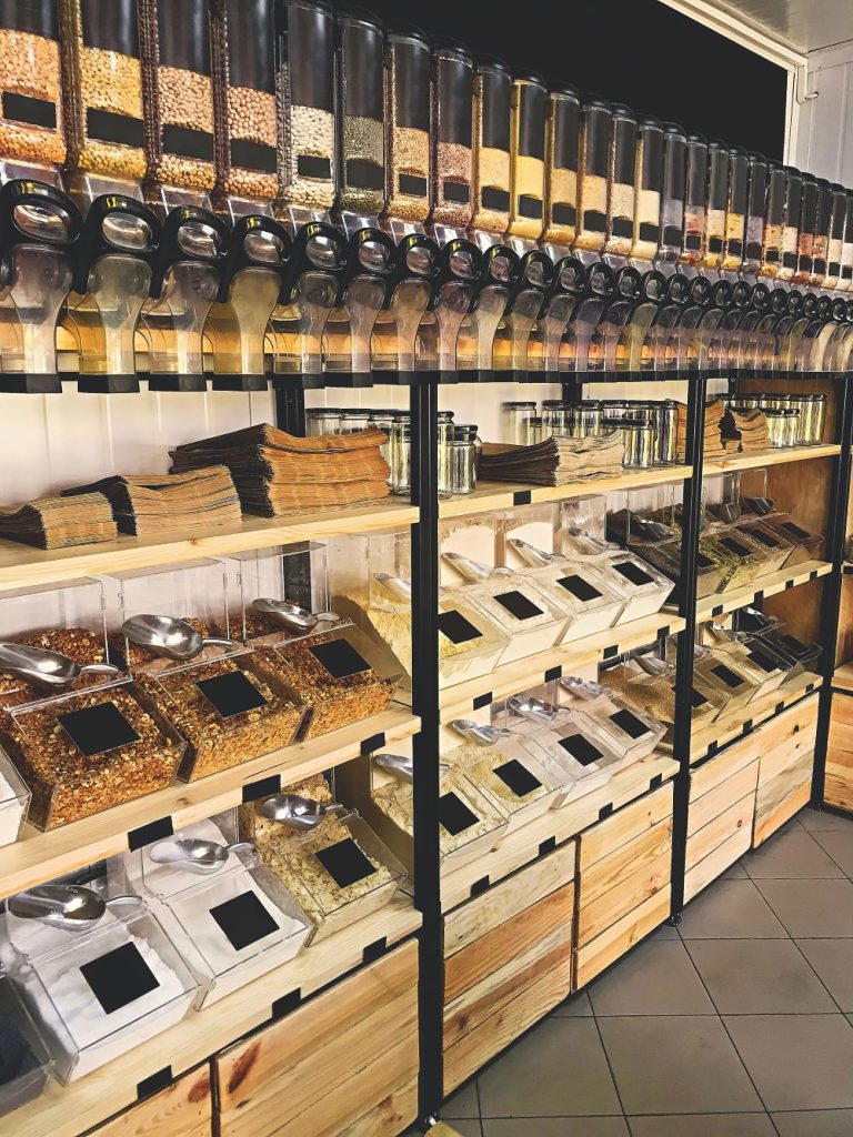 bulk food with rice and pasta