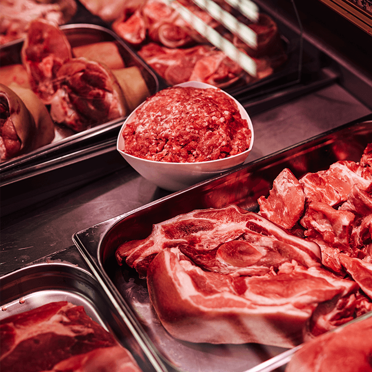 minced meat in plate