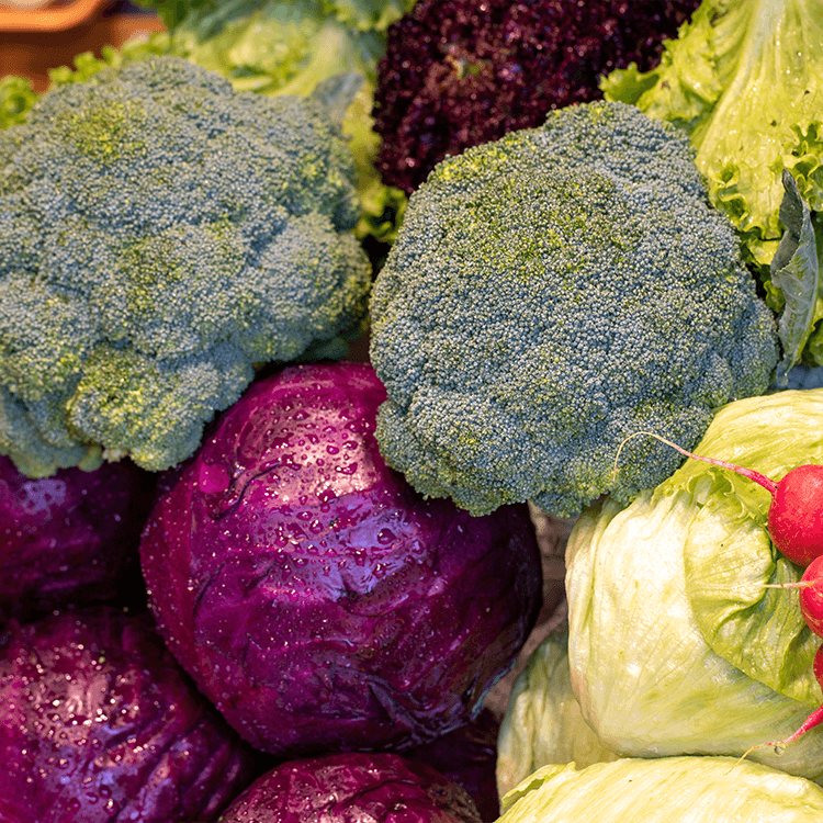 close up of mixed vegetables