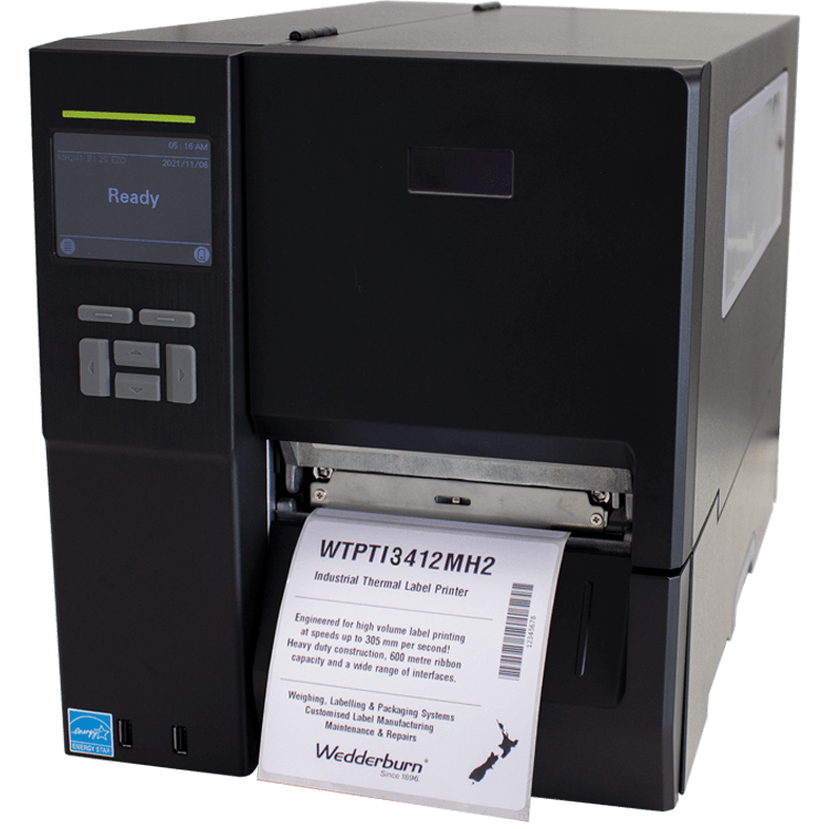 wtpti3412mh2 industrial thermal label printer right angle