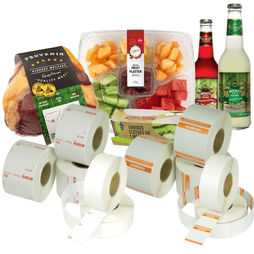 retail supermarket labels
